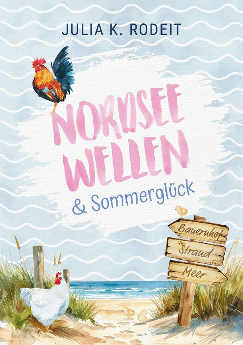 Nordseewellen und Sommerglück