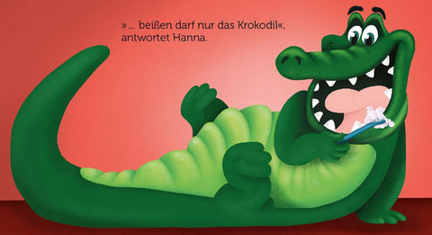 Beißen darf nur das Krokodil