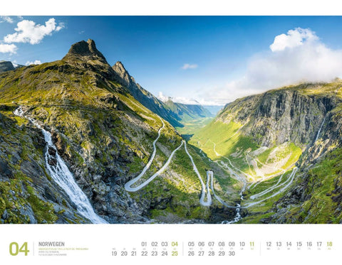Norwegen Kalender 2027 | Unterwegs zwischen Fjordland und Nordkap