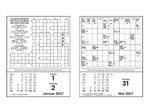 Rätselkalender 2027 (Innenansicht)