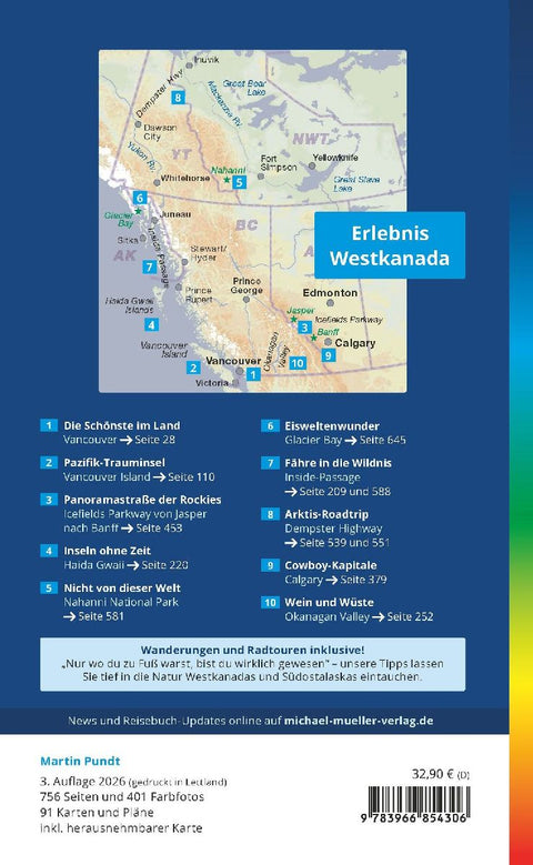 MICHAEL MÜLLER Reiseführer Kanada - der Westen