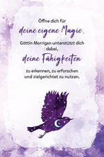 Kartenbox: Zeit zu leuchten - Stärke deine Intuition mit spiritueller Kraft (Innenansicht)