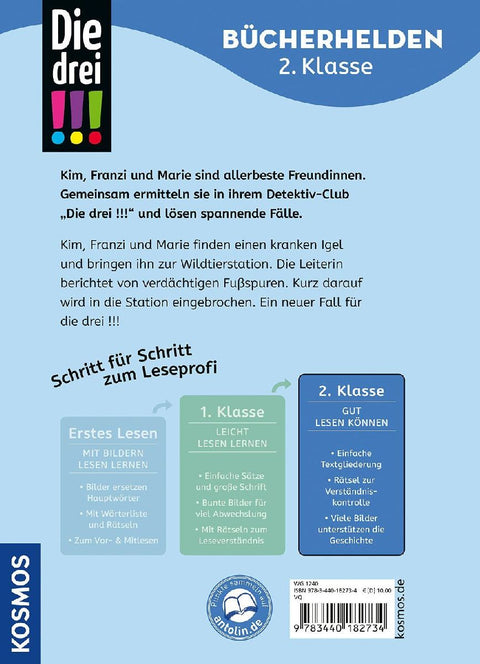 Die drei !!!, Bücherhelden 2. Klasse, Hilfe für die Wildtiere