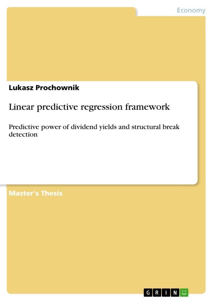 Linear predictive regression framework – Lukasz Prochownik – Averdo