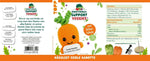Emotional Support Veggies Häkelset Karotte (Innenansicht)
