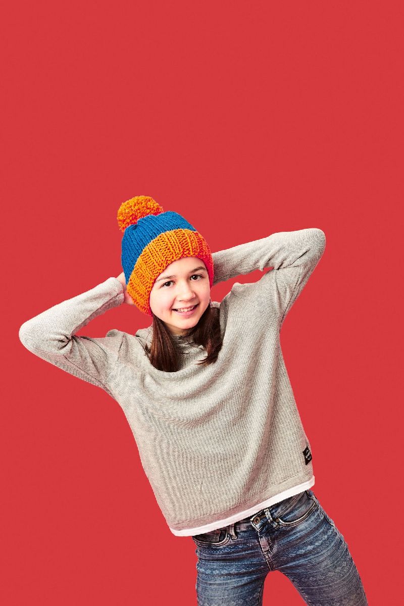 Die Kinder-Handarbeitsschule: Nähen, Stricken, Häkeln, Sticken, Weben (Innenansicht)