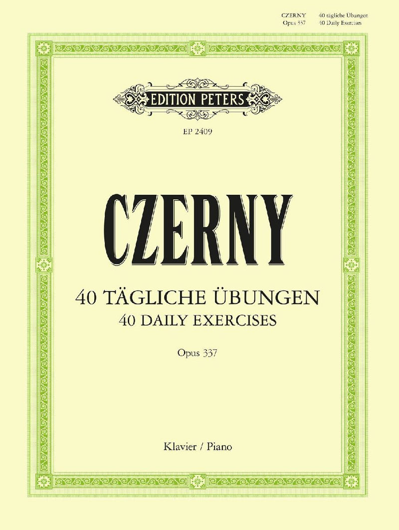 40 tägliche Übungen op. 337
