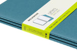 Moleskine Cahier Large/A5, 3er Set, Blanko, Lebhaftes Blau