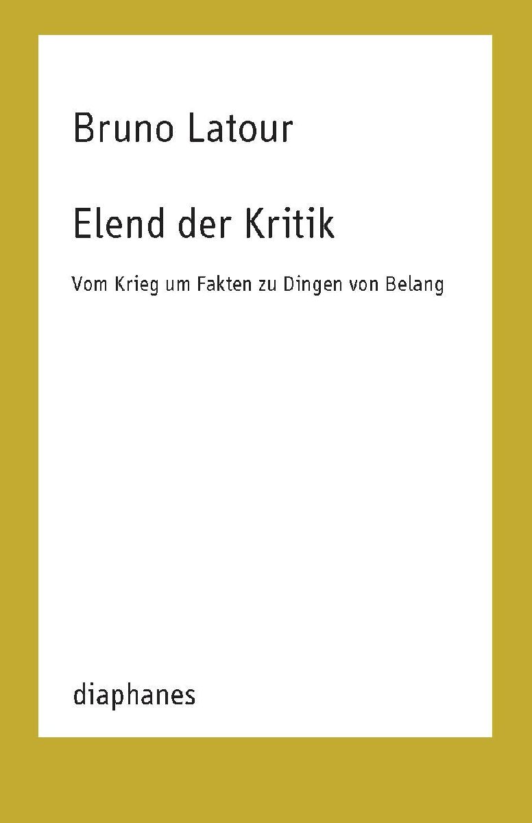 Elend der Kritik
