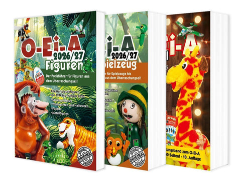 Das O-Ei-A 3er Bundle 2026/27 - O-Ei-A Figuren, O-Ei-A Spielzeug und O-Ei-A Spezial im 3er-Pack mit rund 7,00 EUR Preisvorteil gegenüber Einzelkauf!