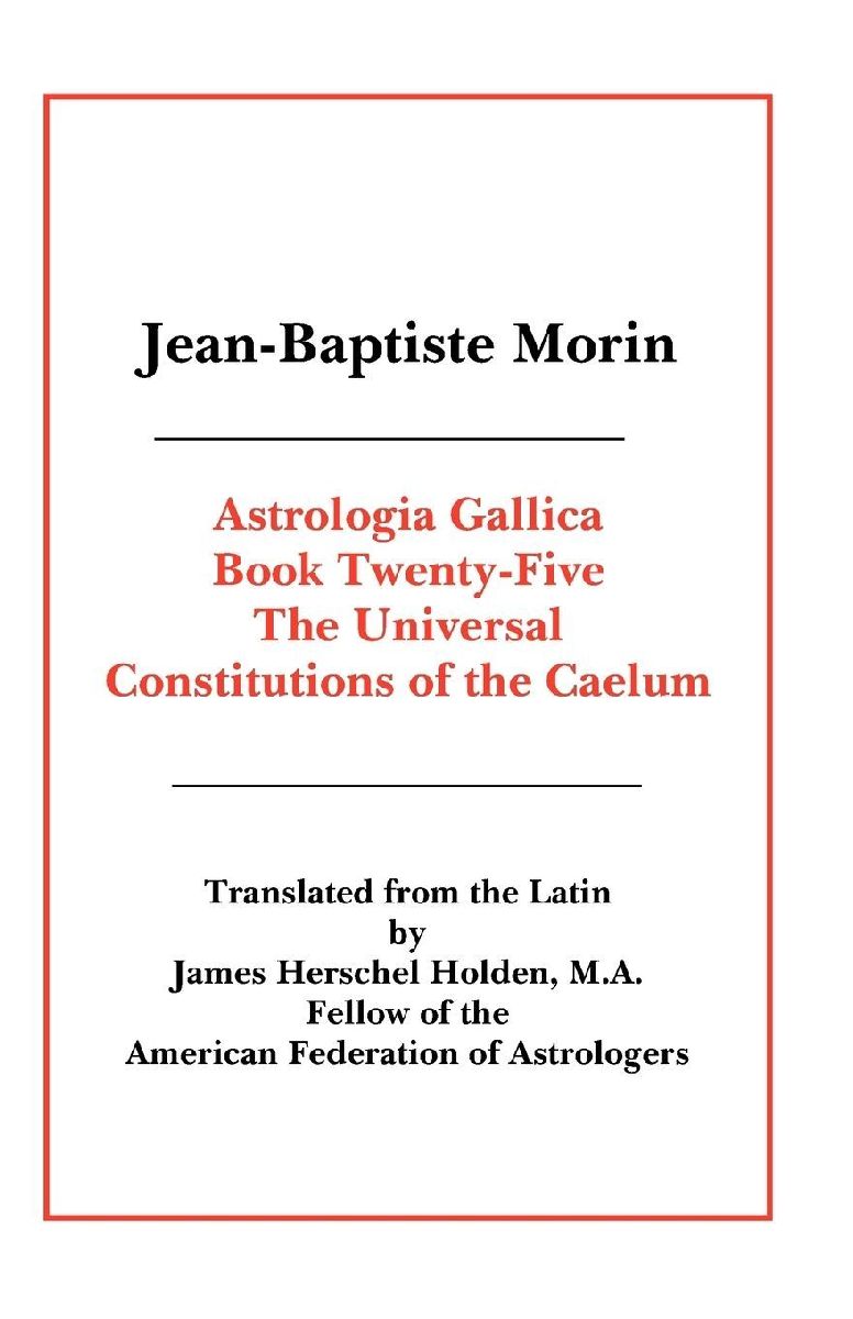 Astrologia Gallica Book 25
