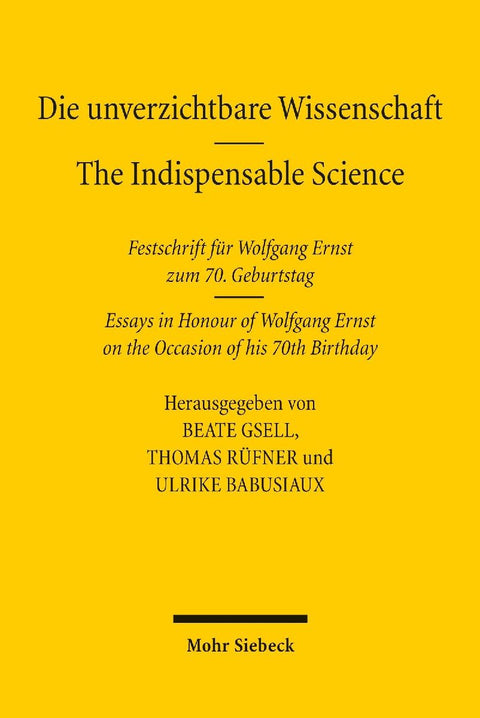 Die unverzichtbare Wissenschaft - The Indispensable Science