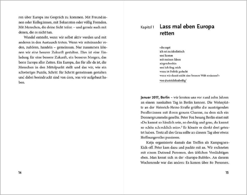 Das beste Europa aller Zeiten (Innenansicht)