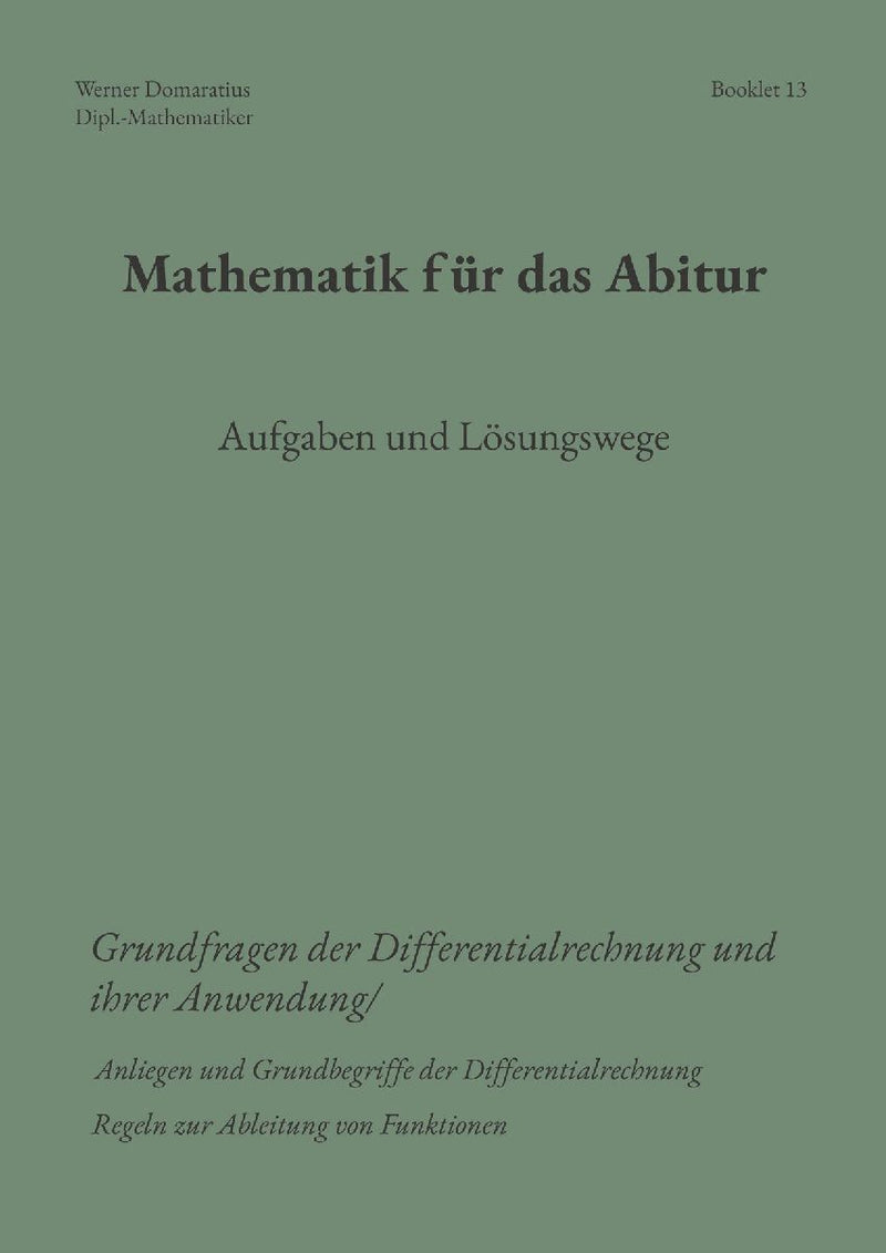Mathematik für das Abitur