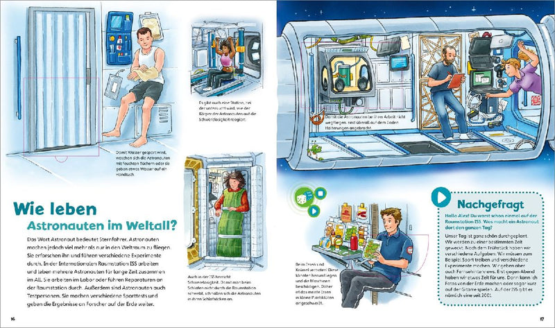 BOOKii® WAS IST WAS Junior Entdecke den Weltraum! (Innenansicht)