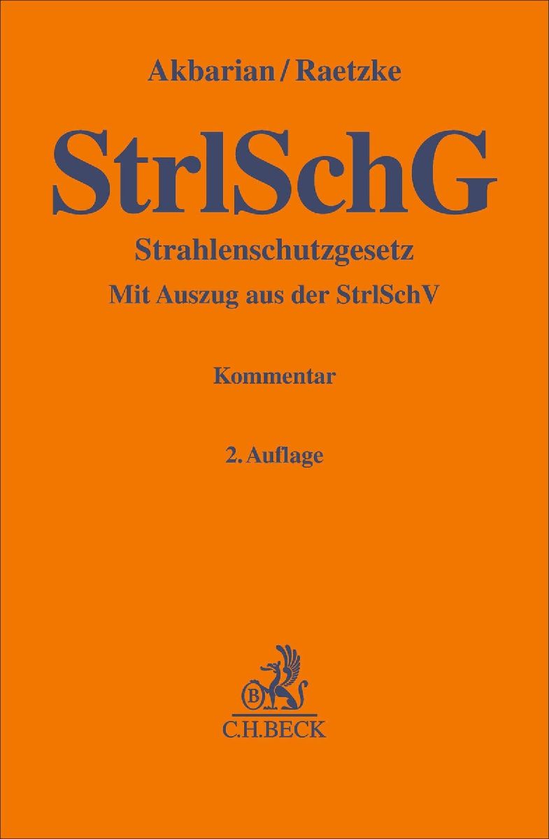 Strahlenschutzgesetz. StrlSchG