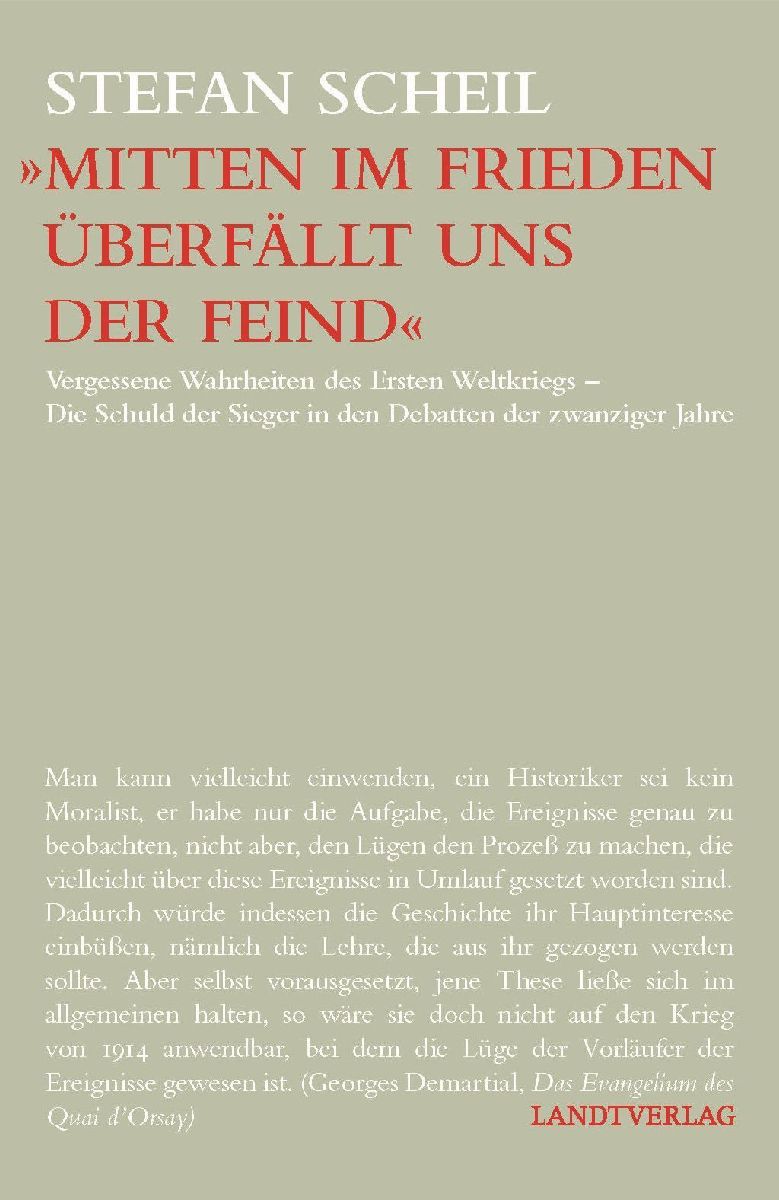 'Mitten im Frieden überfällt uns der Feind'