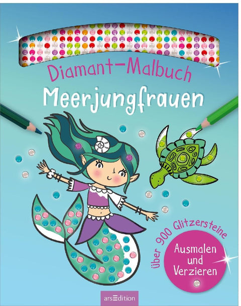 Diamant-Malbuch Meerjungfrauen