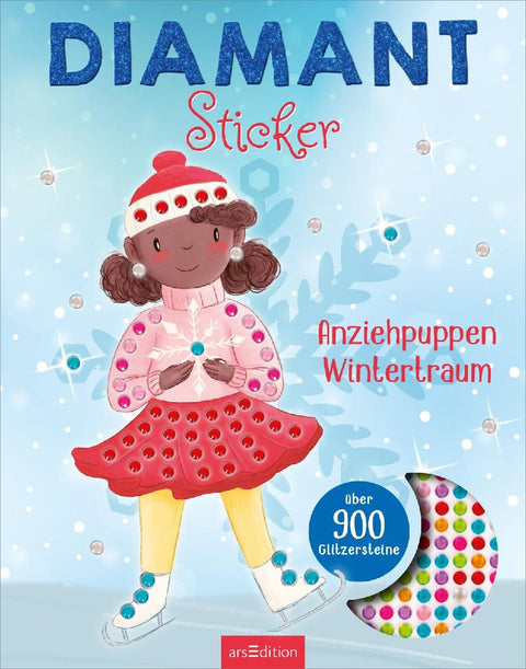 Diamantsticker Anziehpuppen - Wintertraum