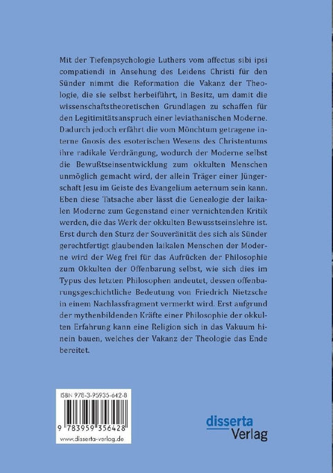 Im Reich der okkulten Bewußtseinslehre. Band 2. Vakanz der Offenbarung und theologischer Mythos