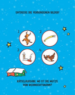 Weihnachten Wasserzauber Malbuch (Innenansicht)