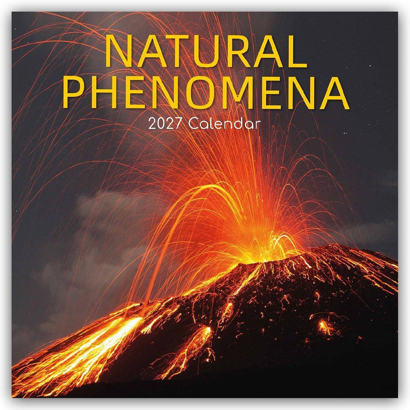 Natural Phenomena - Naturphänomene 2027 - 16-Monatskalender