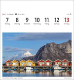 Norwegen Sehnsuchtskalender 2027 - Wochenkalender mit 53 Postkarten