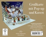 Pop-up-Grußkarte - Nostalgische Weihnachtszeit
