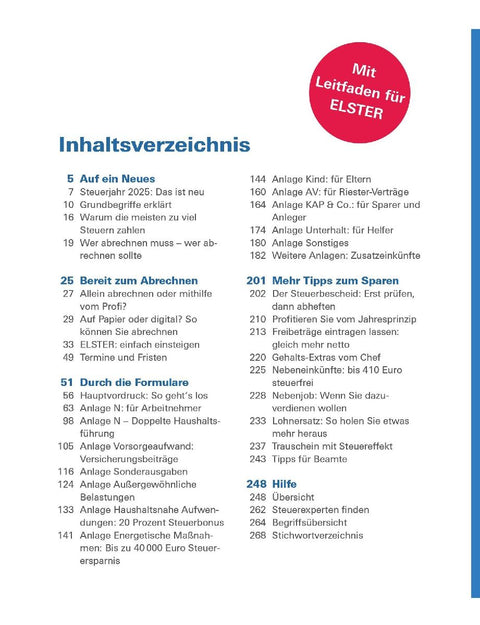 Steuererklärung 2025/2026 - Arbeitnehmer, Beamte