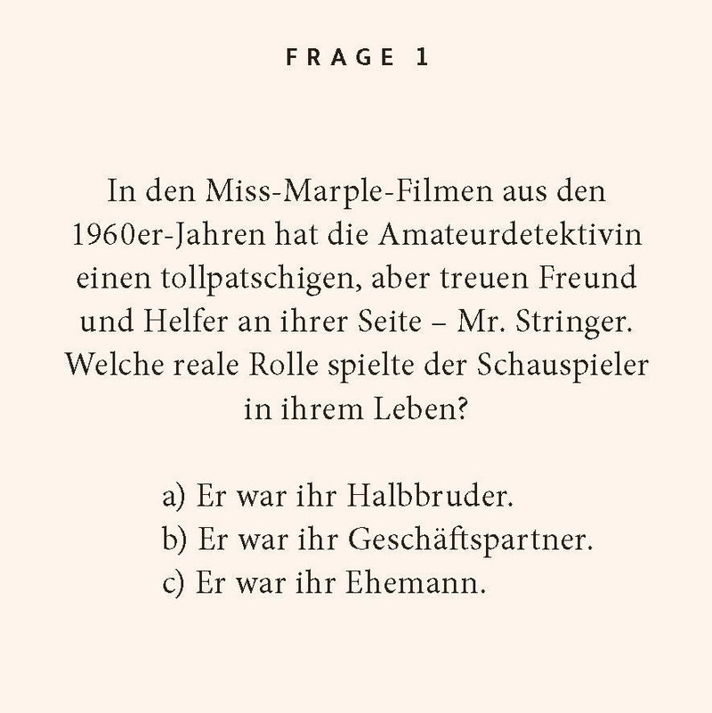 Berühmte Detektive-Quiz (Innenansicht)