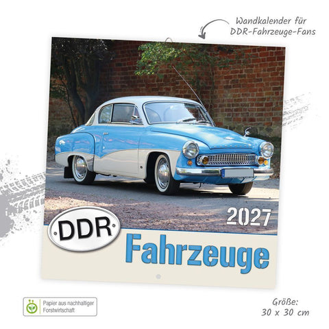 TRÖTSCH - Broschürenkalender DDR Fahrzeuge 2027