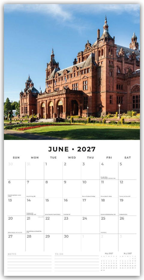 Scotland - Schottland 2027 - 16-Monatskalender