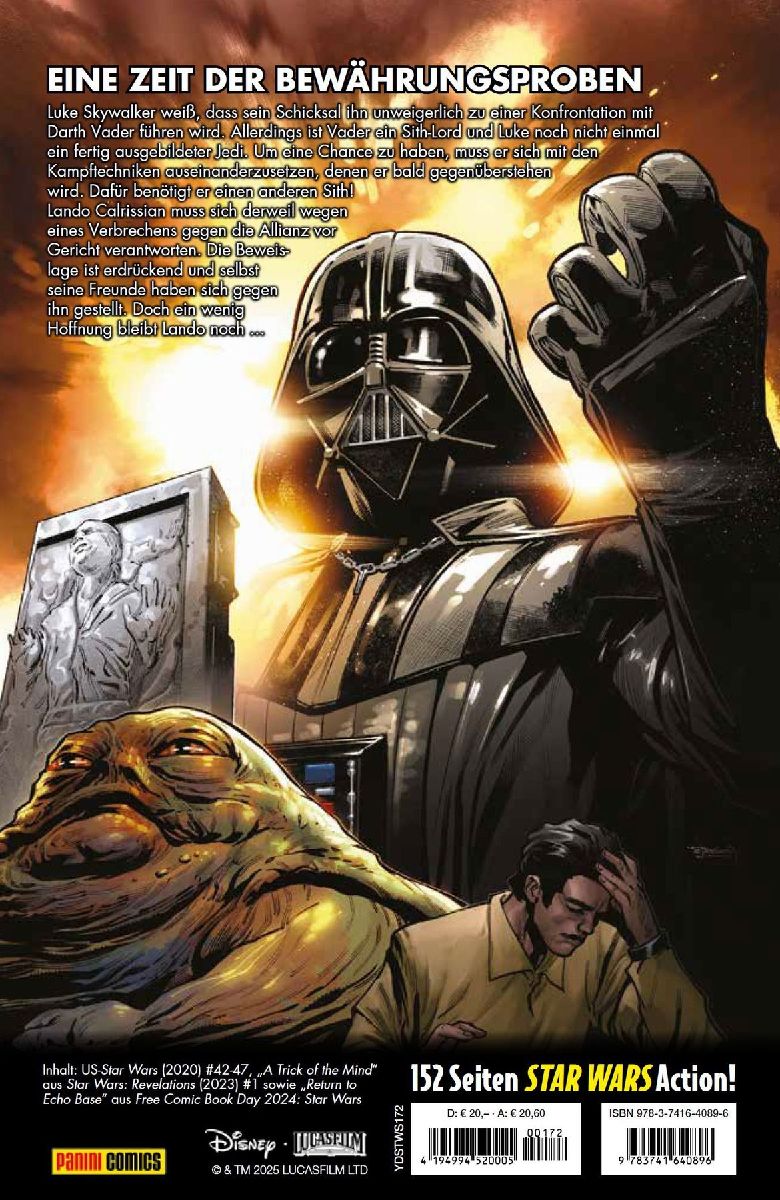 Star Wars Comics: Die Sith und der Skywalker (Rückseite)