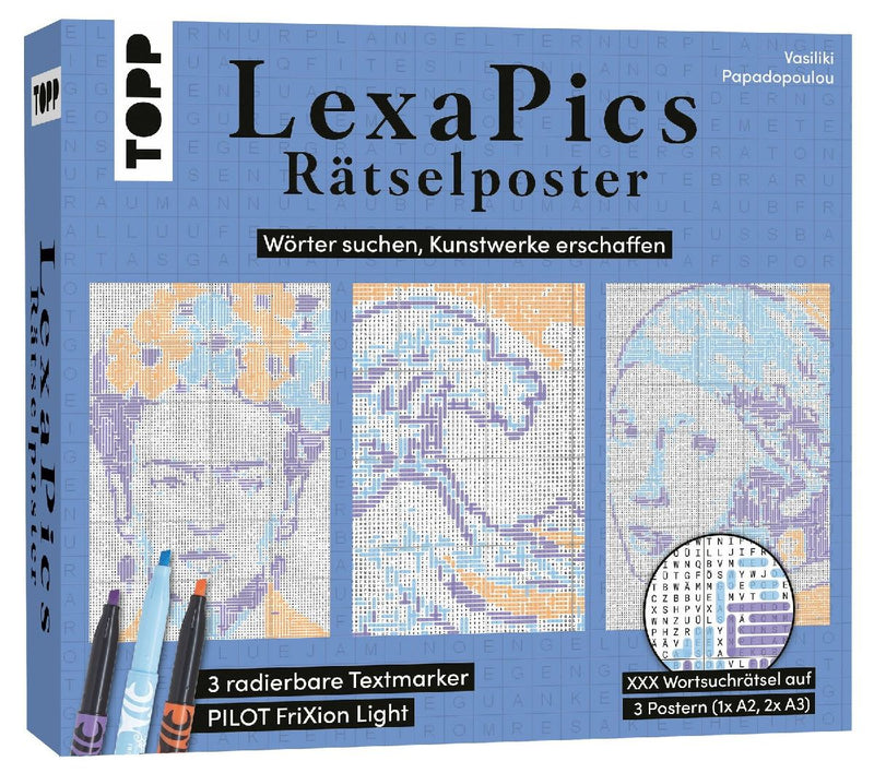 Rätsel-Set LexaPics - Wörter suchen, Kunstwerke erschaffen