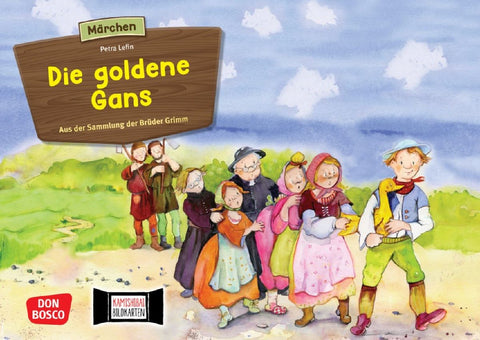 Die goldene Gans. Kamishibai Bildkartenset.
