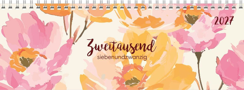 ZETTLER Tischquerkalender Style Rosen 2027
