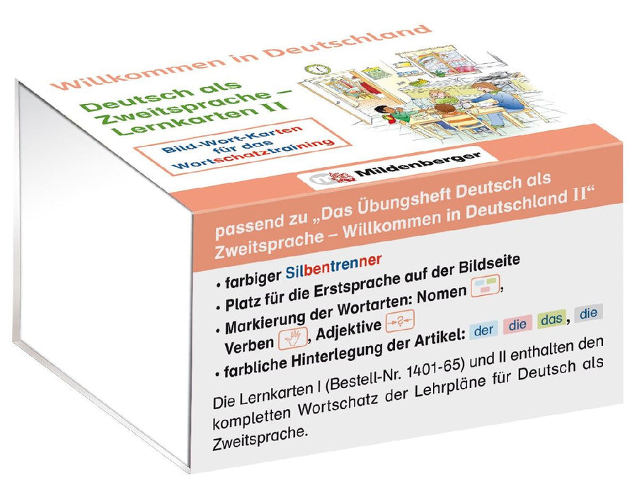 Willkommen in Deutschland - Lernkarten Deutsch als Zweitsprache II