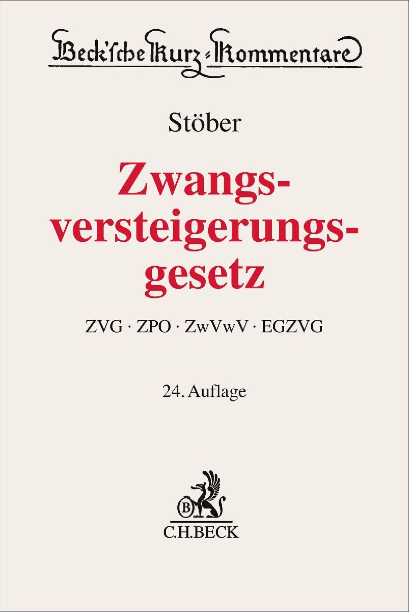 Zwangsversteigerungsgesetz. ZVG