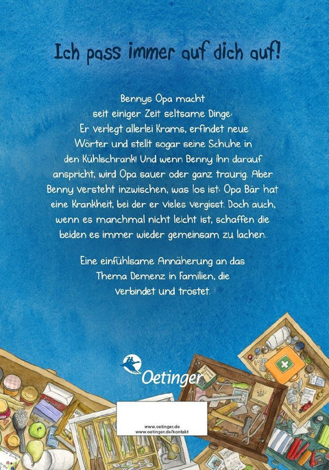 Opa Bär und die Schuhe im Kühlschrank