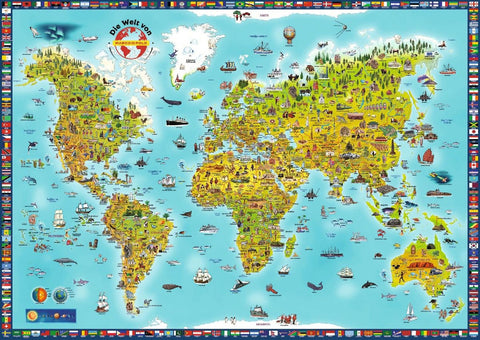 MARCO POLO Panorama Kinderweltkarte
