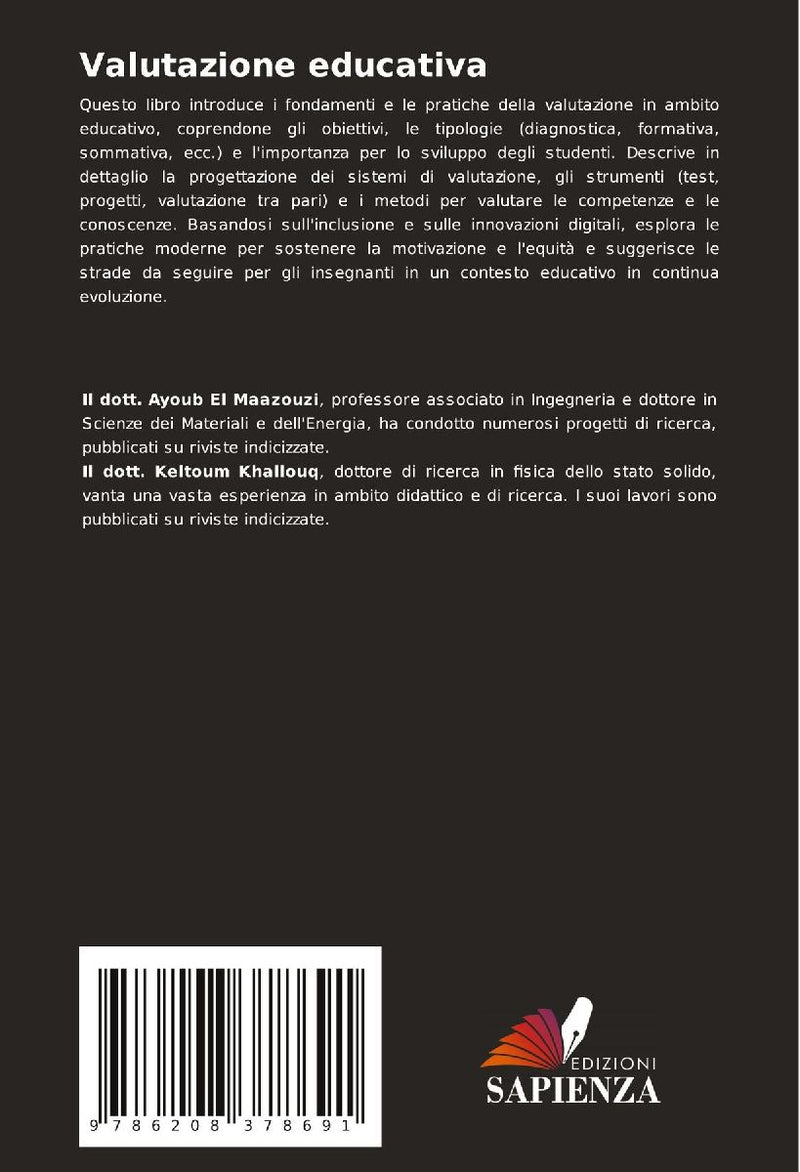 Valutazione educativa (Rückseite)