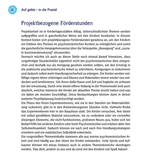 Psychomotorik. Spiel, Spaß und Bewegung im Kindergarten