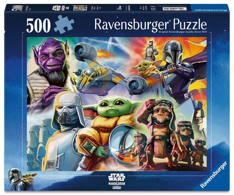 Erwachsenenpuzzle 500 Teile - The Mandalorian and Grogu