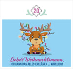 Postkarten-Adventskalender. Bitte lassen Sie Ihr Gebäck nicht unbeaufsichtigt!