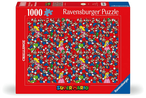Erwachsenenpuzzle 1000 Teile - Challenge Super Mario