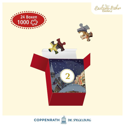 Puzzle-Adventskalender - Nostalgischer Weihnachtsladen