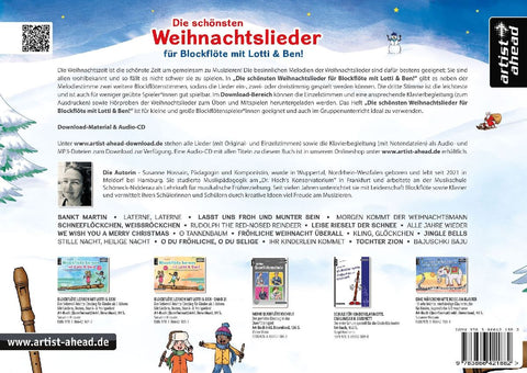 Die schönsten Weihnachtslieder für Blockflöte mit Lotti & Ben!