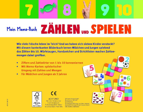 Mein Memo-Buch Zählen und Spielen