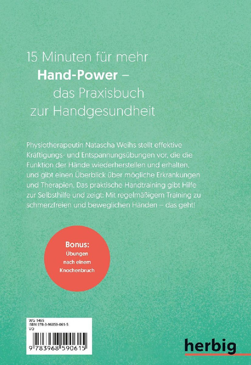 Gesunde und starke Hände (Rückseite)