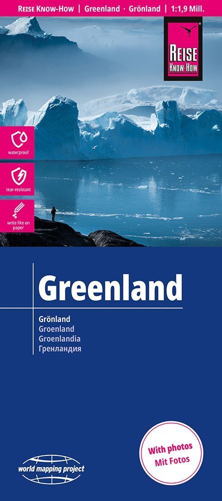 Reise Know-How Landkarte Grönland | Greenland (1:1.900.000)